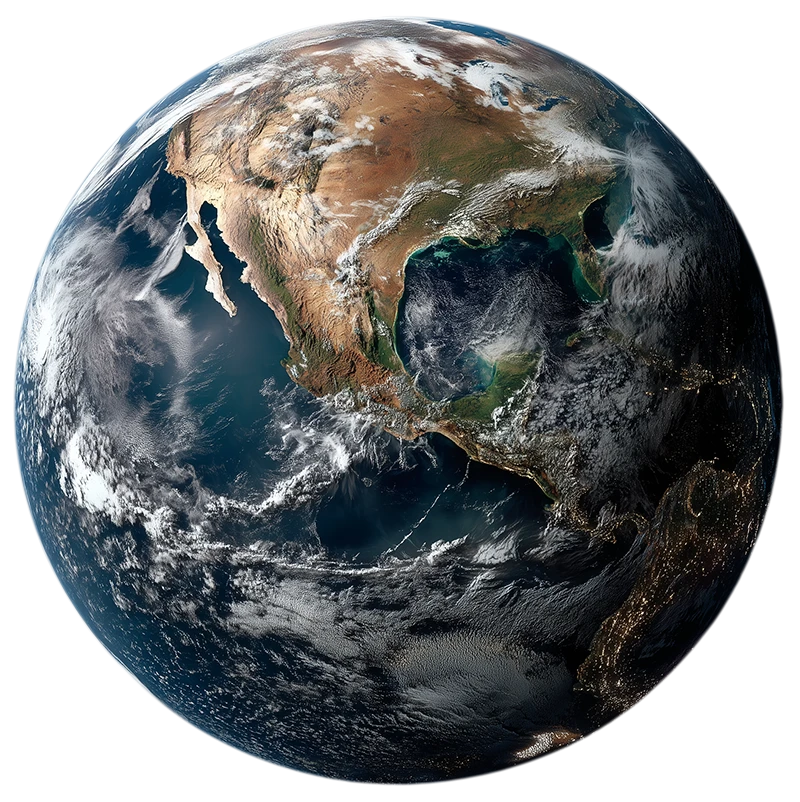 La Tierra vista desde el espacio